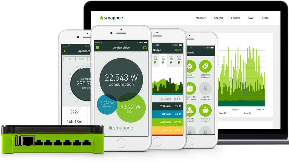 Smappee Pro: Angekündigt als multifunktionale Lösung zur Energiekontrolle für Büros, Einzelhändler, Schulen, Behörden oder auch Betriebe.
