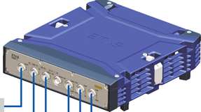 Das Steuergeräte- und Bus-Schnittstellenmodul ES891 baut eine schnelle Gigabit-Ethernet-Verbindung zum PC auf, die Datenraten von bis zu 120 MB/s erreicht.