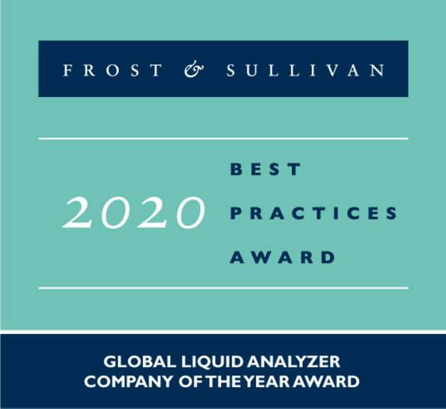 Mit der Auszeichnung „Global Liquid Analyzer Company of the Year“ würdigt Frost & Sullivan die Flüssigkeitsanlayse-Technologien von Endress+Hauser.