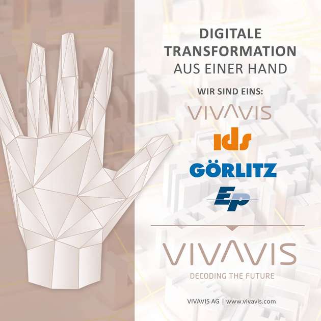 Die Vivavis AG ist der Zusammenschluss aus den Expertengesellschaften Vivavis GmbH, IDS GmbH, Görlitz AG sowie Erwin Peters Systemtechnik GmbH.