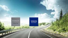 Volvo und Daimler Truck unterzeichnen verbindliche Vereinbarung für neues Brennstoffzellen-Joint Venture.