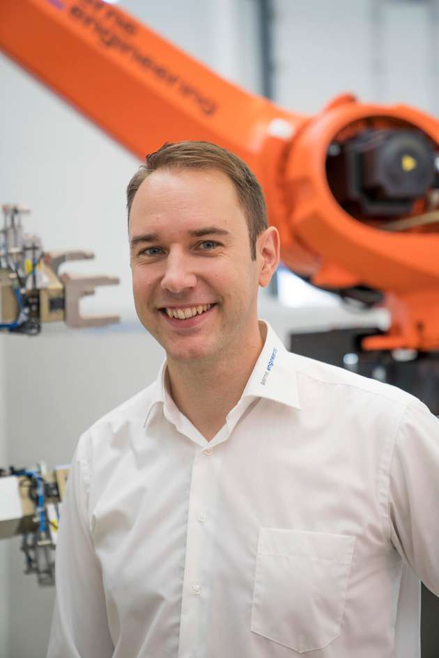 Patrick Kurer, Teamleiter Software und Robotik bei aerne engineering in Arbon (CH)