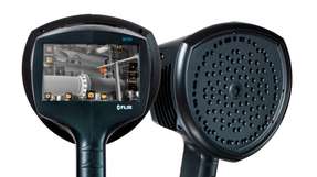Die Si124-LD Plus-Akustikkamera soll neue Maßstäbe für die Inspektion von Druckluftlecks in der Industrie setzen.