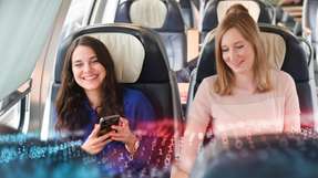 Im Personenfernverkehr kommen die mobilfunkdurchlässigen Scheiben bereits zum Einsatz.