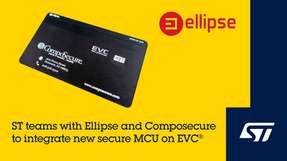 STMicroelectronics schützt und versorgt die für Bezahlkarten vorgesehenen, branchenführenden und batterielosen dynamischen Kartenverifikations-Mikromodule von Ellipse.