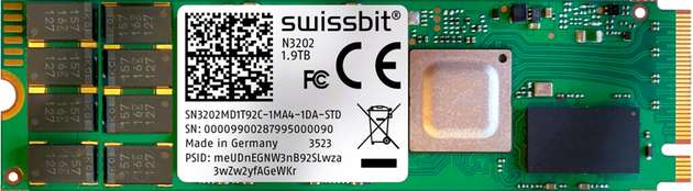 Die integrierte Powersafe-Technologie von Swissbit zeichnet die N3202 zum Einsatz in geschäftskritischen Anwendungen aus.