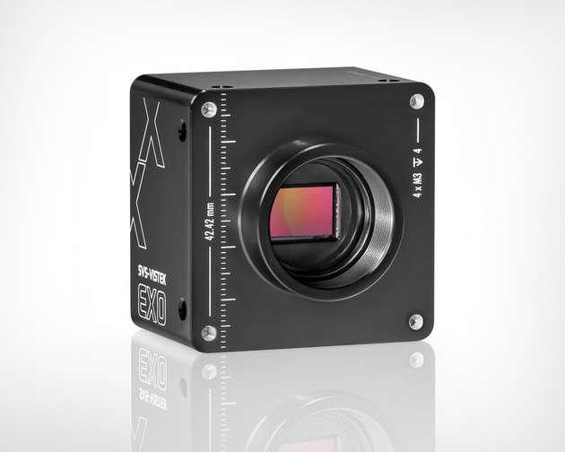 Die USB3 Vision-Farbkamera exo267CU3 von SVS-Vistek sorgt in der Evolonic-Drohne für perfekte Bilder und ist nur bei abmontierter Außenhaut der Drohne erkennbar.