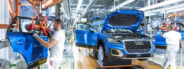 Produktion bei Audi: Der Automobilhersteller plant, seine SPSen nach und nach zu virtualisieren.