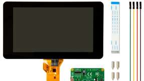 Ein 7-Zoll-Touchscreen macht den Raspberry Pi zu einem Tablet.