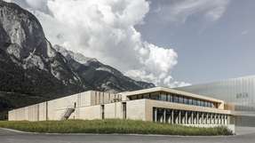Futuristisch: Mit integraler Planung ist auch das moderne Produktionsgebäude der Supermarktkette M-Preis in Völs (Österreich) entstanden.