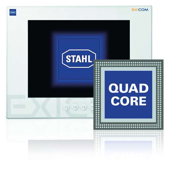 R. Stahl stattet alle neuen explosionsgeschützten Panel PCs mit Quad-Core-System-on-Chips (Atom E3845) der Intel-Plattform Bay Trail aus.