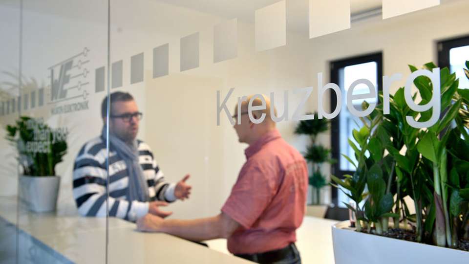 Im Competence Center Berlin werden auch Kunden empfangen.