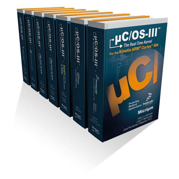 Die sieben μC/OS-III-Bücher stehen im PDF-Format auf der Website von Micrium zum kostenlosen Download zur Verfügung.