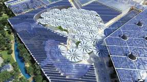 CO2-neutral: Masdar-City setzt auf erneuerbare Energien.