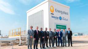 Eröffnung des Energy-Nest Pilotprojektes in Masdar.