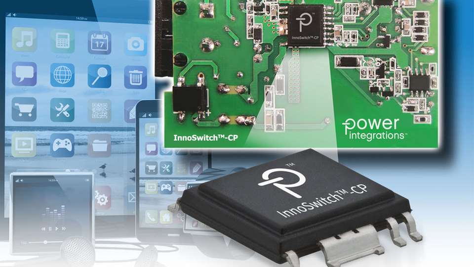Die InnoSwitch-CP-ICs von Power Integrations sollen die Akku-Ladezeiten smarter mobiler Geräte deutlich verkürzen.
