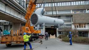 Der 19 Tonnen schwere Wärmetauscher wurde im Müllheizkraftwerk Bremen eingebaut.