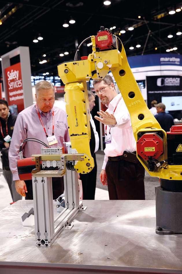 Auf der Automation Fair 2015 präsentierten sich zahlreiche Partner des Herstellers.