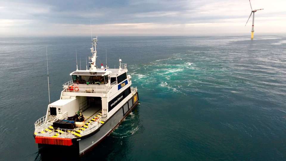 James Fisher and Sons auf hoher See: Der neue Auftrag umfasst ein integriertes Paket von Offshore- und maritimen Dienstleistungen, die während der Errichtung des Windparks erbracht werden sollen.