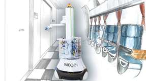 Die mobilen Desinfektionsroboter sollen sowohl in Gebäuden als auch in Verkehrsmitteln eingesetzt werden.