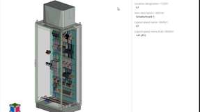 Die neue 3D-Ansicht in Eplan eView Free: Projekte lassen sich damit komfortabel visualisieren.