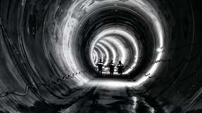 Die Logistik für Baustellen Untertage wie zum Beispiel beim Bau neuer Tunnel, stellt alle Beteiligten vor besondere Herausforderungen. 