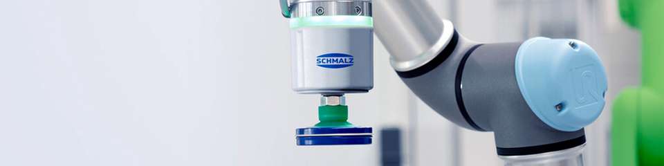 Geringe Abmessungen und geringes Gewicht prädestinieren den Vakuum-Erzeuger ECBPMi für Roboter mit Traglasten bis drei Kilogramm.