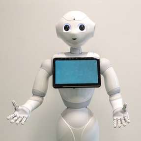 Mein Kollege, der Roboter: Sechs Wochen war „Pepper“ bei einem regionalen Unternehmen mit mehreren Standorten im Einsatz.