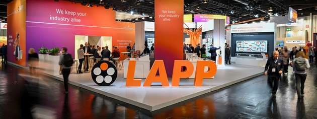 Am Lapp-Messestand gibt es smarte Lösungen für die Industrie der Zukunft zu sehen.