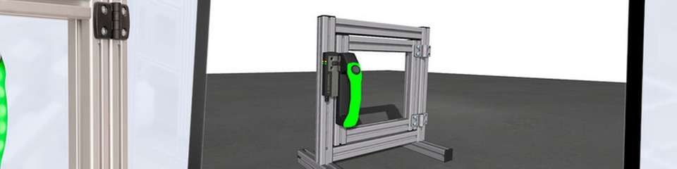 Das Schmersal Safety 4D-Modell simuliert alle Eigenschaften und Funktionen der physikalischen Sicherheitsschaltgeräte.