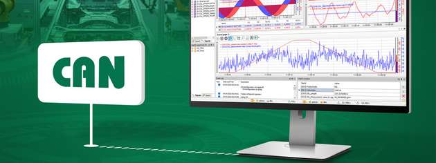 Die neue CAN-Anbindung ermöglicht es, CAN-Bus-Signale direkt über Ethernet auszulesen und nahtlos in die industrielle Prozessdatenerfassung zu integrieren.