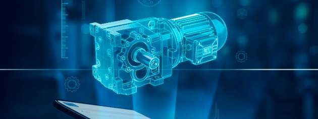  Mithilfe interaktiver 3D-Modelle und einer Augmented-Reality-Funktion lassen sich die ausgewählten Getriebe virtuell im realen Umfeld betrachten und direkt in die eigene Konstruktionsumgebung einbinden. 