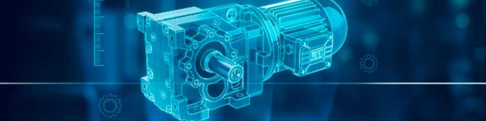  Mithilfe interaktiver 3D-Modelle und einer Augmented-Reality-Funktion lassen sich die ausgewählten Getriebe virtuell im realen Umfeld betrachten und direkt in die eigene Konstruktionsumgebung einbinden. 