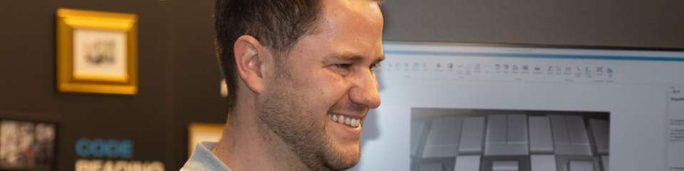 Martin Czommer, Produktmanager Machine Vision bei  di-soric, im Interview mit der Roten Couch.