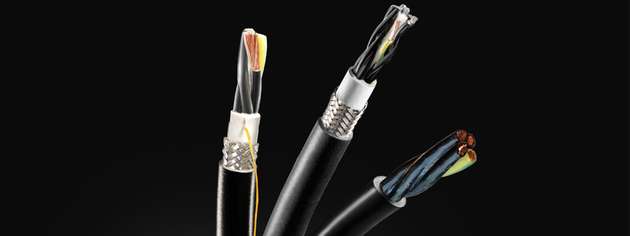 Speziell für den Einsatz in Energieführungsketten geeignet: Die hochflexiblen Leitungen der Heluchain-Familie.