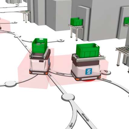 Simulation von AGV