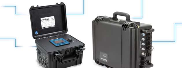 Mobiler Netzanalysator mit RCM: MRG 96-PQ-L-LP Flex von Janitza.