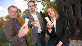 Hubert Zangl, Thomas Schlegl und Michael Moser haben Eologix Sensor Technology 2013 gegründet und flexible, drahtlose Sensoren zur Eisdetektion entwickelt.