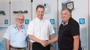 Von links nach rechts: Bernd Korndörfer (Dittel Avionik), Rüdiger Stahl (TQ-Systems), Walter Dittel (Dittel Avionik)