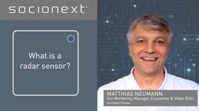 Matthias Neumann, Senior Marketing Consumer & Video Distribuion, erklärt, was ein Radarsensor eigentlich ist.
