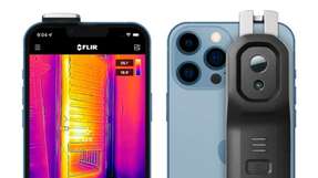 Als eigenständige Wärmbebildkamera genutzt oder angeklipst ans Mobilgerät: Die Flir One Edge kann beides.