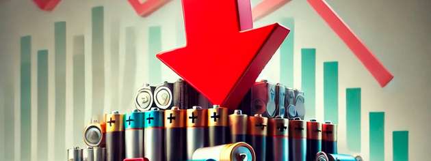 2024 verzeichnet der deutsche Batteriemarkt erstmals seit Jahren einen deutlichen Rückgang – vor allem bei Lithiumbatterien.