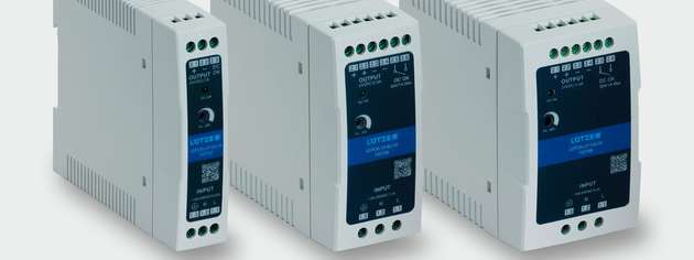 Die 24-V-Netzgerätefamilie LEPOS wird um drei platzsparende Low-Power-Geräte mit 20, 60 und 100 W Leistung für kostenkritische Anwendungen erweitert.