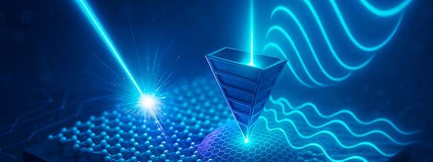 Mit Terahertz-Strahlung und gezielten Lichtimpulsen lassen sich atomar dünne Halbleiter kontrollieren. Dieser Forschungsansatz eröffnet neue Wege für ultraschnelle optoelektronische Bauteile.