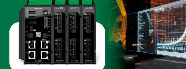 Die neue Baugruppe ibaM-4AI-IEPE soll in Verbindung mit ibaCMC und ibaMAQS eine flexible Möglichkeit zur Trendanalyse, Grenzwerteinstellung und Analyse von Zeitsignalen und Spektren bieten.