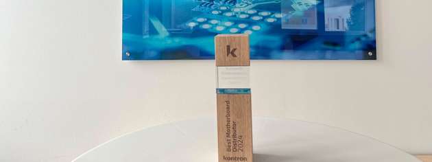 Kontron übergab den Award „Best Motherboard Distributor 2024“ an das Embedded-Team von Rutronik.