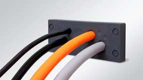 Kabeldurchführungsplatte KEL-DPU-OD für dichte und UV-beständige Leitungsführung in Außen- und Industrieanwendungen.