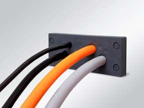 Kabeldurchführungsplatte KEL-DPU-OD für dichte und UV-beständige Leitungsführung in Außen- und Industrieanwendungen.