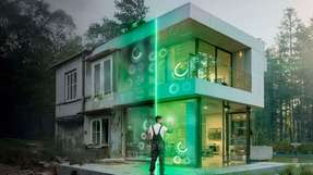 Messestand mit praxisnahen Lösungswelten zeigt Gebäudetechnik vom Keller bis zum Dach für Wohn- und Zweckbau.