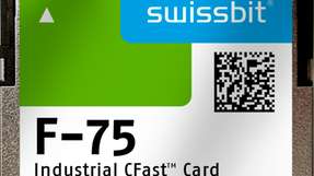 Die CFast‑Karte F‑75 zählt zu den neuen industriellen Speicherlösungen von Swissbit. Sie kombiniert 3D‑TLC‑NAND, End‑to‑End‑Datenschutz und erweiterten Temperaturbereich – ideal für anspruchsvolle Workloads in Automatisierung, Medizintechnik und Edge‑Systemen.
